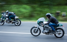 Motorcycle touring holiday and tours Europe classic bike and car events - 2015 Glemseck Cafe Racer tour film
